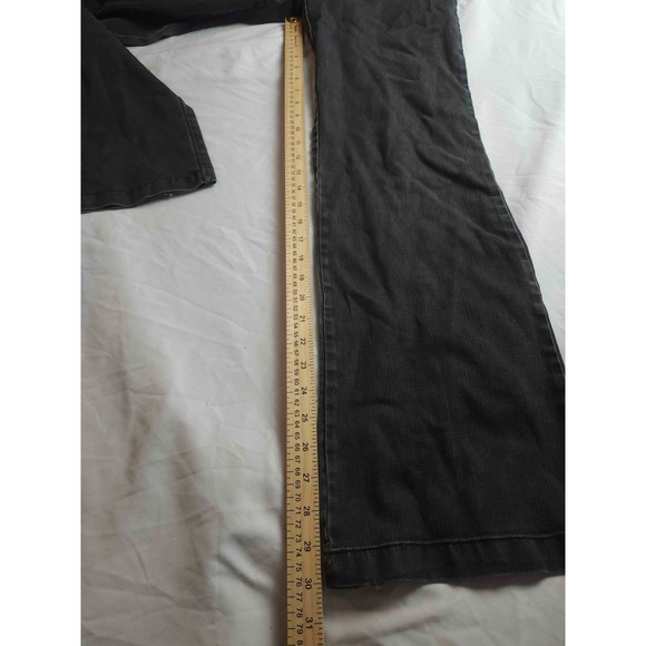 Talbots Signature Boot Jeans Womens Size 6/28 Black Denim Casual Y2K 90s Pockets - Picture 2 of 8